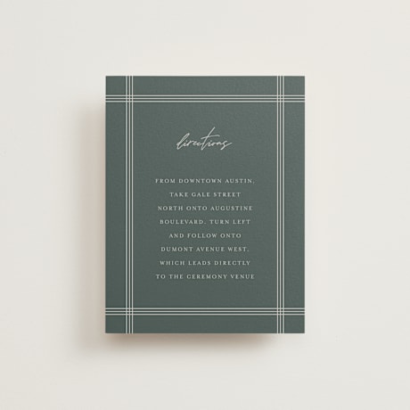 Direction Cards