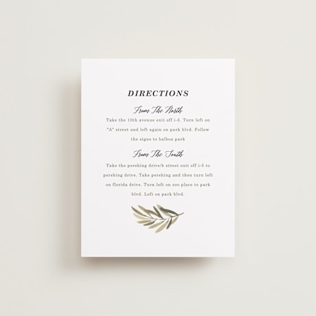 Direction Cards