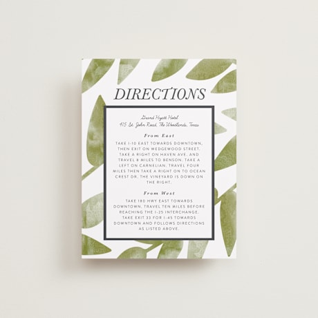 Direction Cards