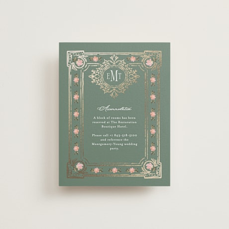 Foil-Pressed Direction Cards