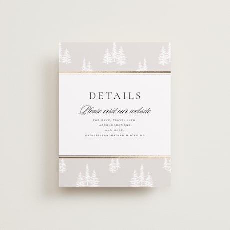 Foil-Pressed Direction Cards