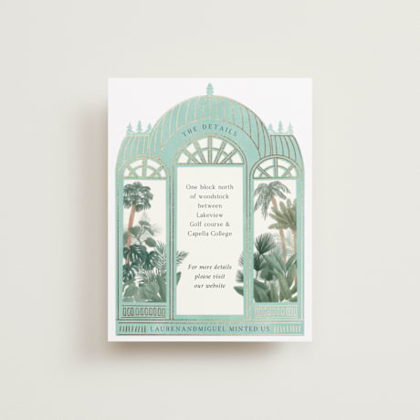 Foil-Pressed Direction Cards