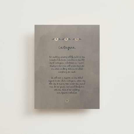 Foil-Pressed Direction Cards