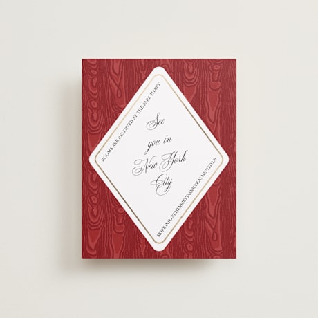 Foil-Pressed Direction Cards