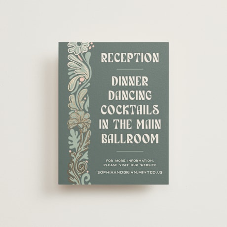 Foil-Pressed Reception Cards