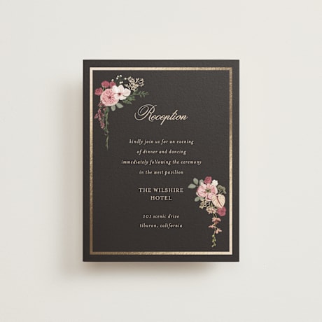 Foil-Pressed Reception Cards