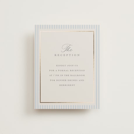 Foil-Pressed Reception Cards