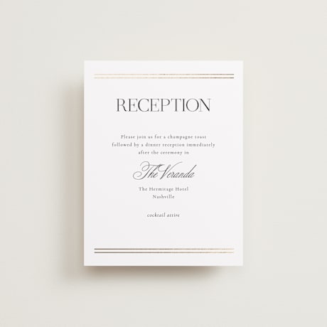 Reception Cards