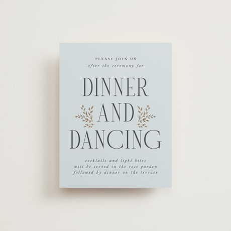 Foil-Pressed Reception Cards