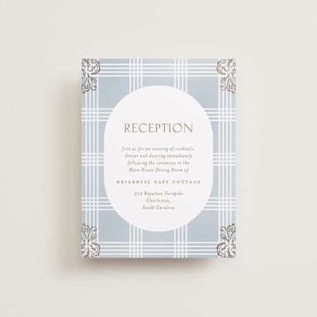 Foil-Pressed Reception Cards