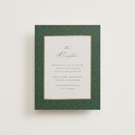 Foil-Pressed Reception Cards
