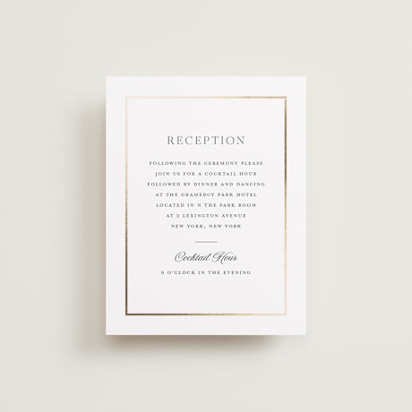 Reception Cards