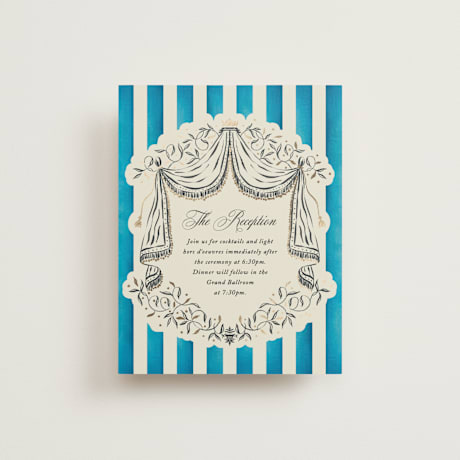 Foil-Pressed Reception Cards