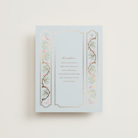 Foil-Pressed Reception Cards