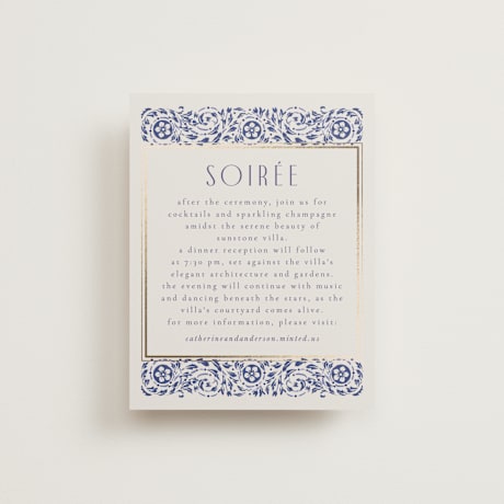 Foil-Pressed Reception Cards