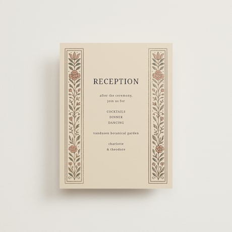 Foil-Pressed Reception Cards