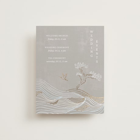 Foil-Pressed Reception Cards