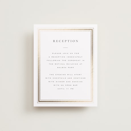 Reception Cards