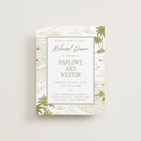 Rehearsal Dinner Cards