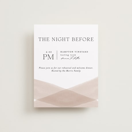 Rehearsal Dinner Cards