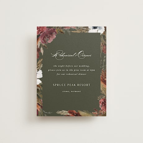 Rehearsal Dinner Cards
