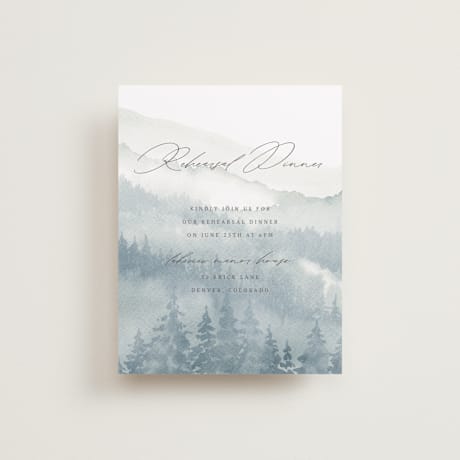 Rehearsal Dinner Cards