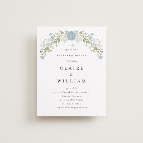 Rehearsal Dinner Cards