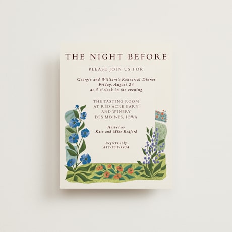 Rehearsal Dinner Cards