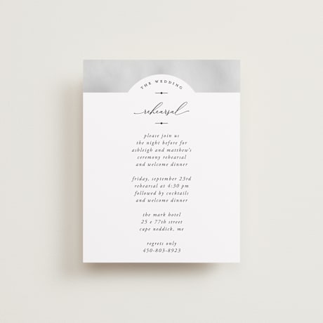 Rehearsal Dinner Cards