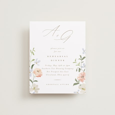 Rehearsal Dinner Cards