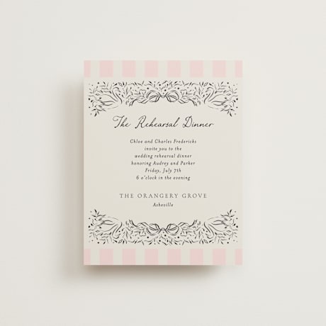 Rehearsal Dinner Cards