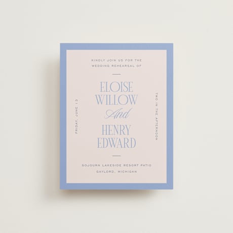 Rehearsal Dinner Cards