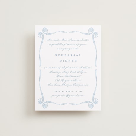 Rehearsal Dinner Cards