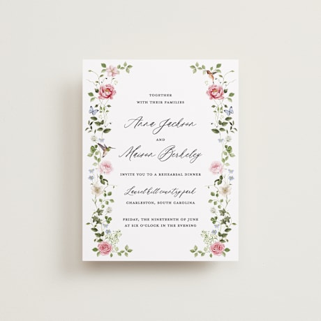 Rehearsal Dinner Cards