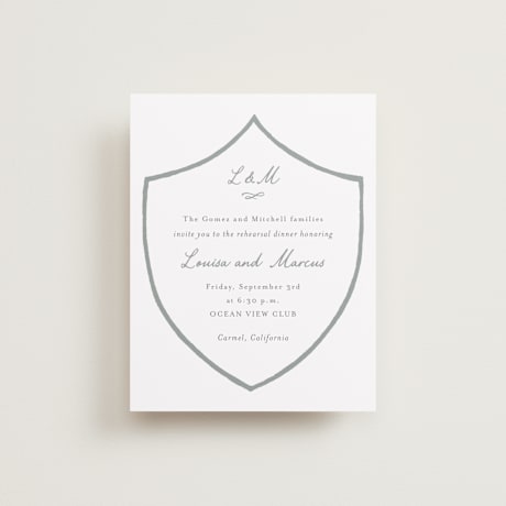 Rehearsal Dinner Cards