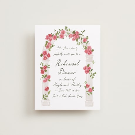 Rehearsal Dinner Cards