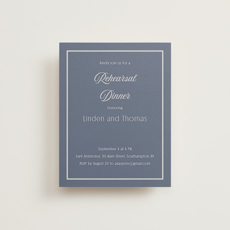 Rehearsal Dinner Cards