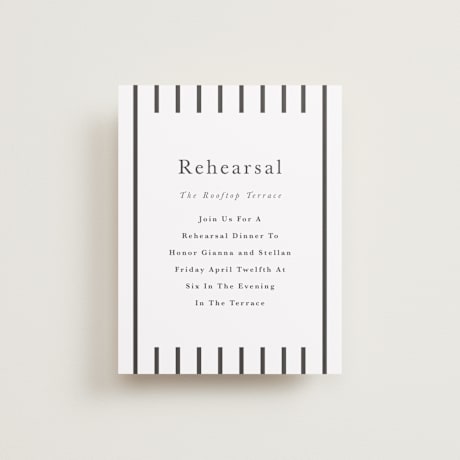 Rehearsal Dinner Cards