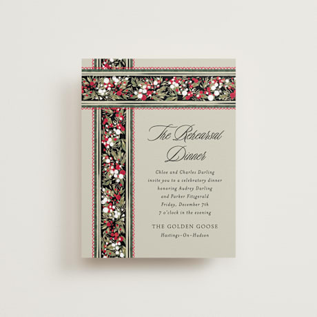 Rehearsal Dinner Cards