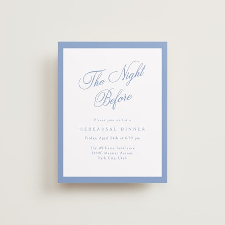 Rehearsal Dinner Cards