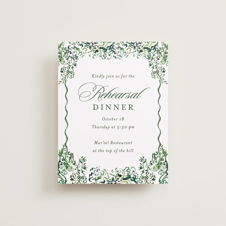 Rehearsal Dinner Cards