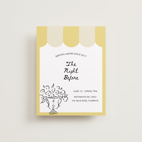Rehearsal Dinner Cards
