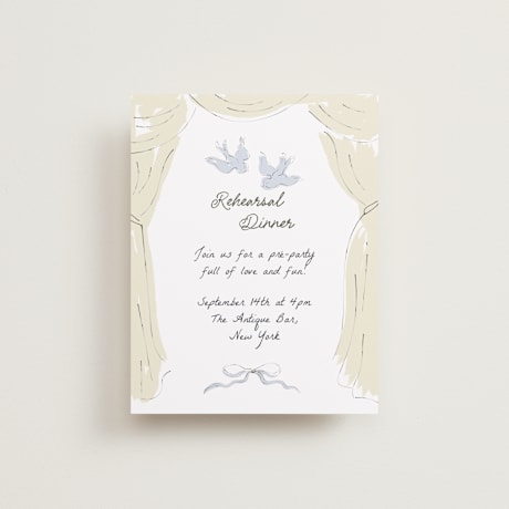 Rehearsal Dinner Cards