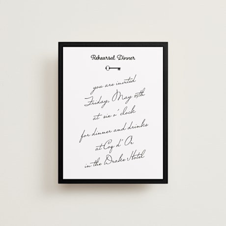 Rehearsal Dinner Cards
