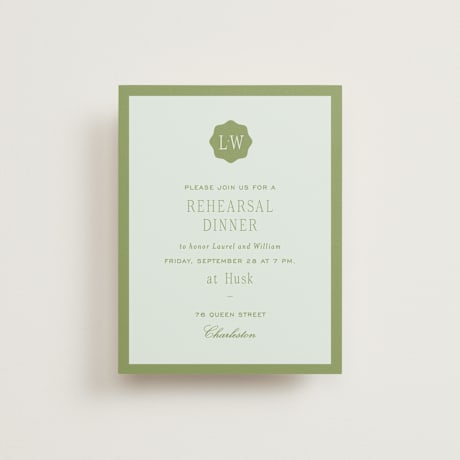 Rehearsal Dinner Cards