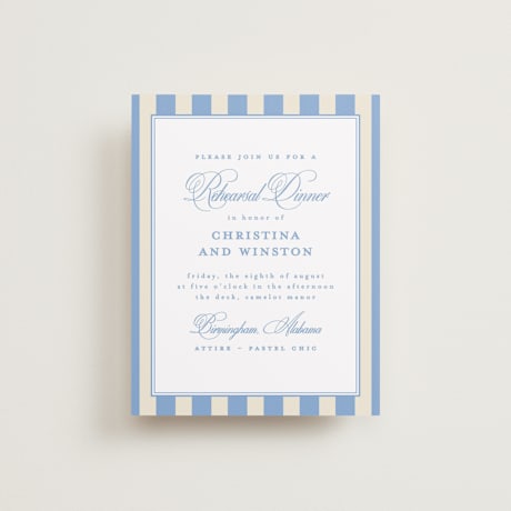 Rehearsal Dinner Cards