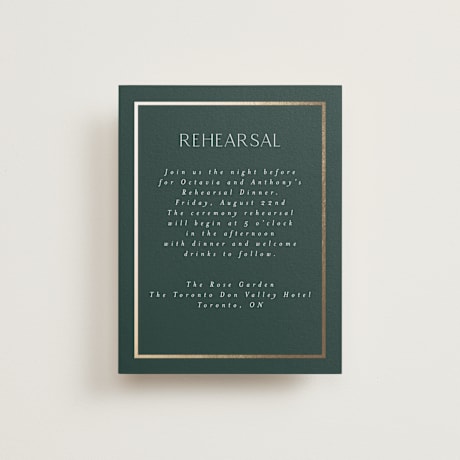 Rehearsal Dinner Cards