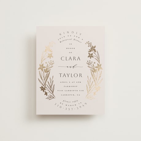 Rehearsal Dinner Cards