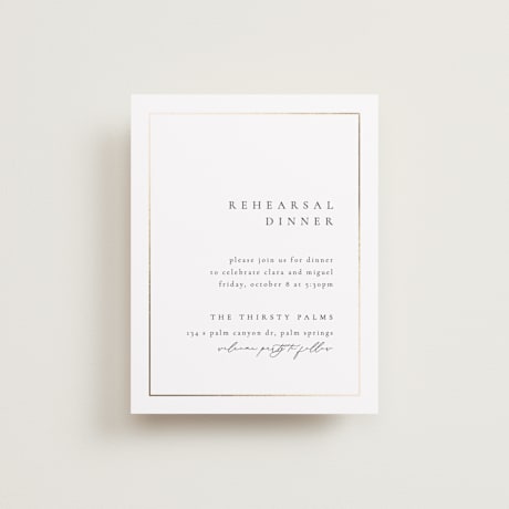 Rehearsal Dinner Cards