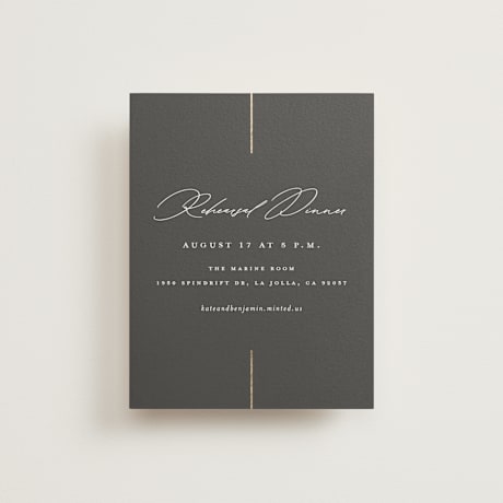 Rehearsal Dinner Cards